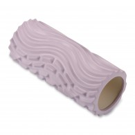 Ролик массажный для йоги INDIGO PVC Волна IN275 33*14 см Сиреневый